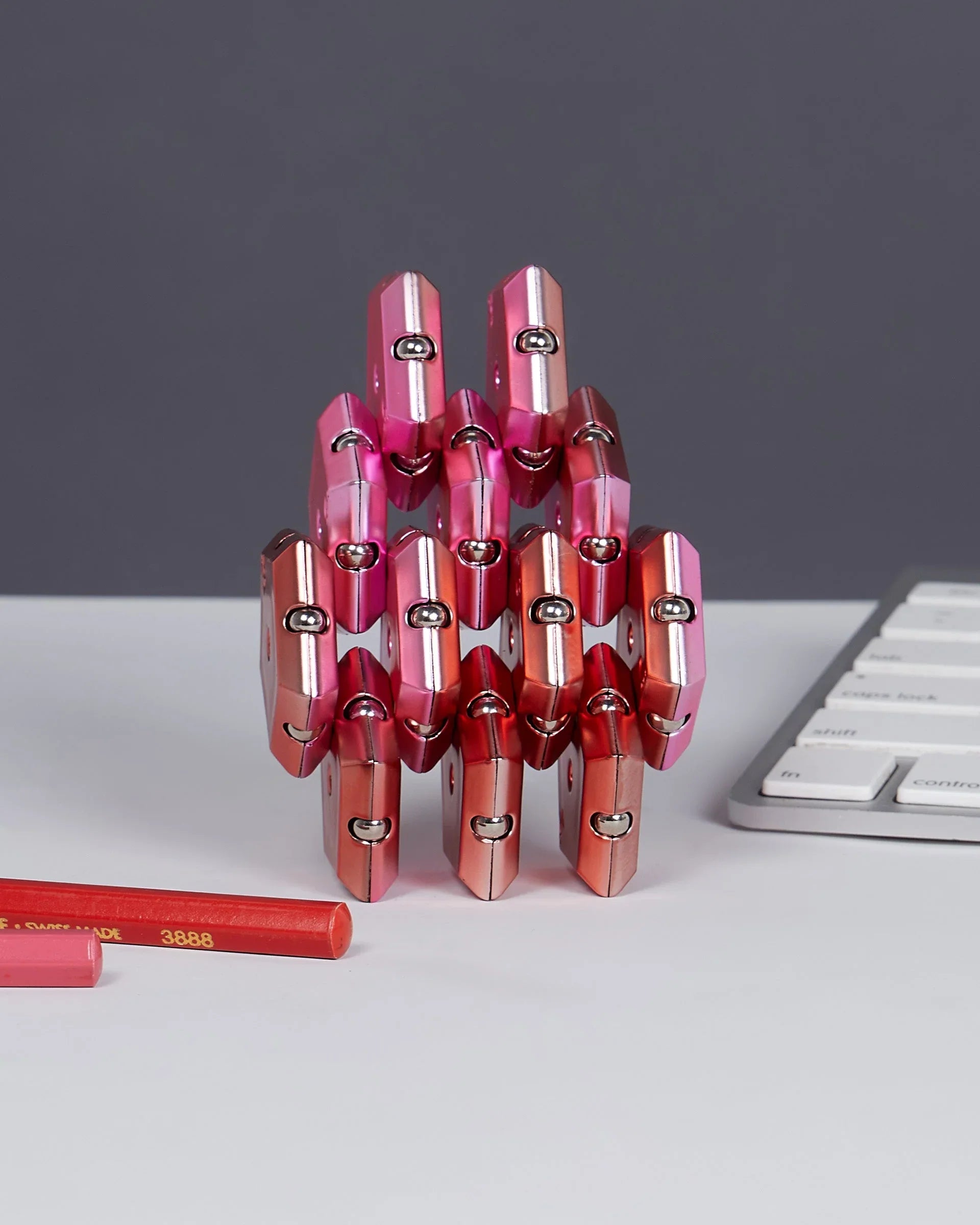 Chrome Geode Sphere